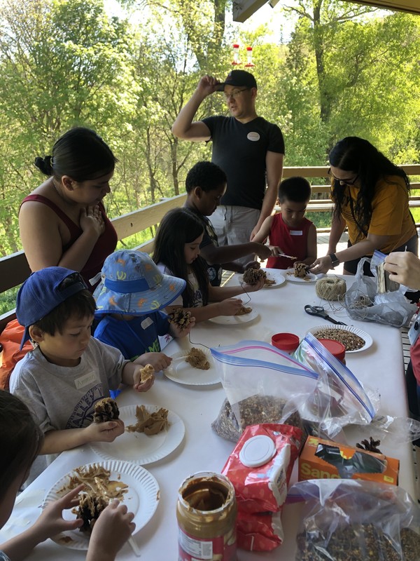 making bird feeders