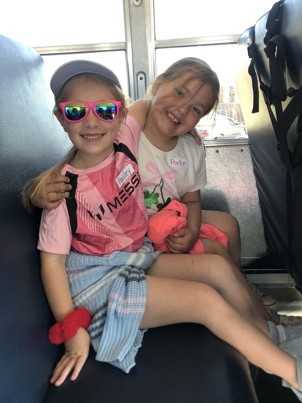 on the bus