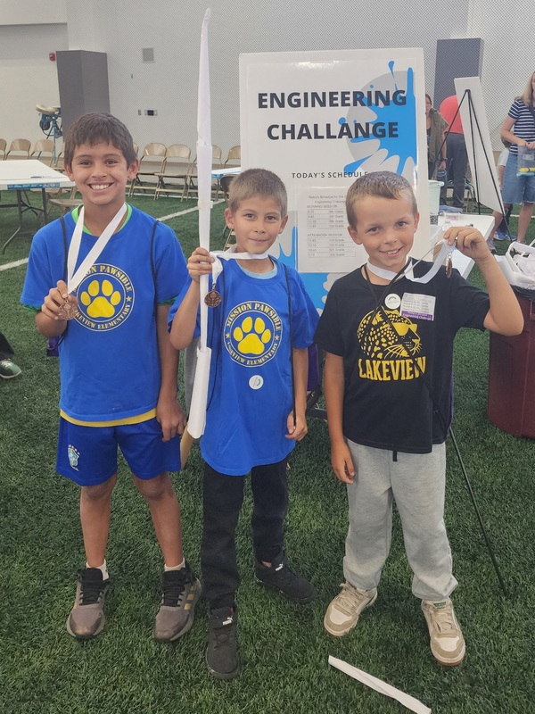 Students at the STEM Olympiad