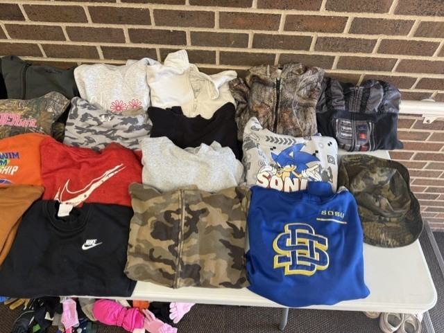 lost and found clothes