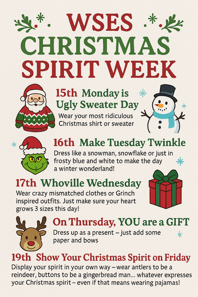 Christmas Spirit week 2025