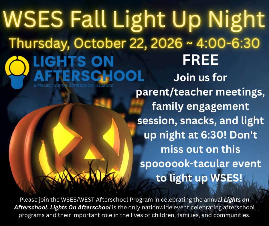 WSES Fall Light up Night