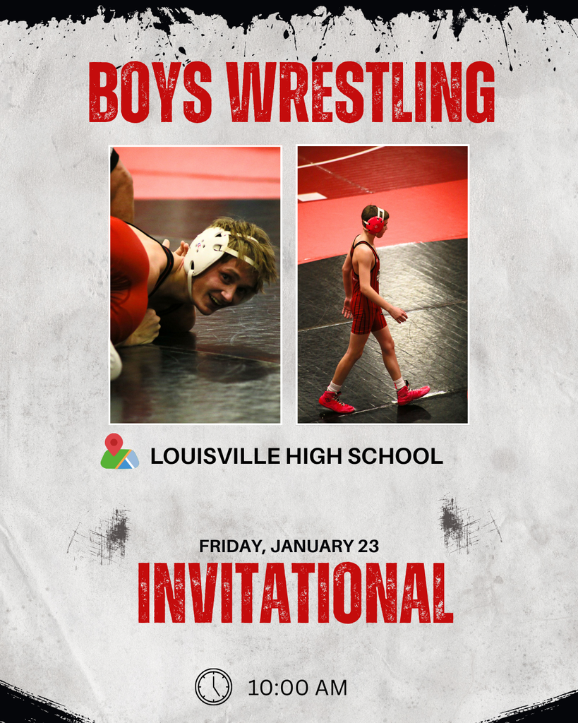 Boys Wrestling at Louisville on January 23, 2026. 