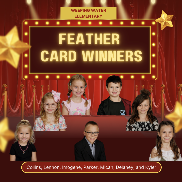 Feather winners Collins, Lennon, Imogene, Parker, Micah Delaney and Kyler