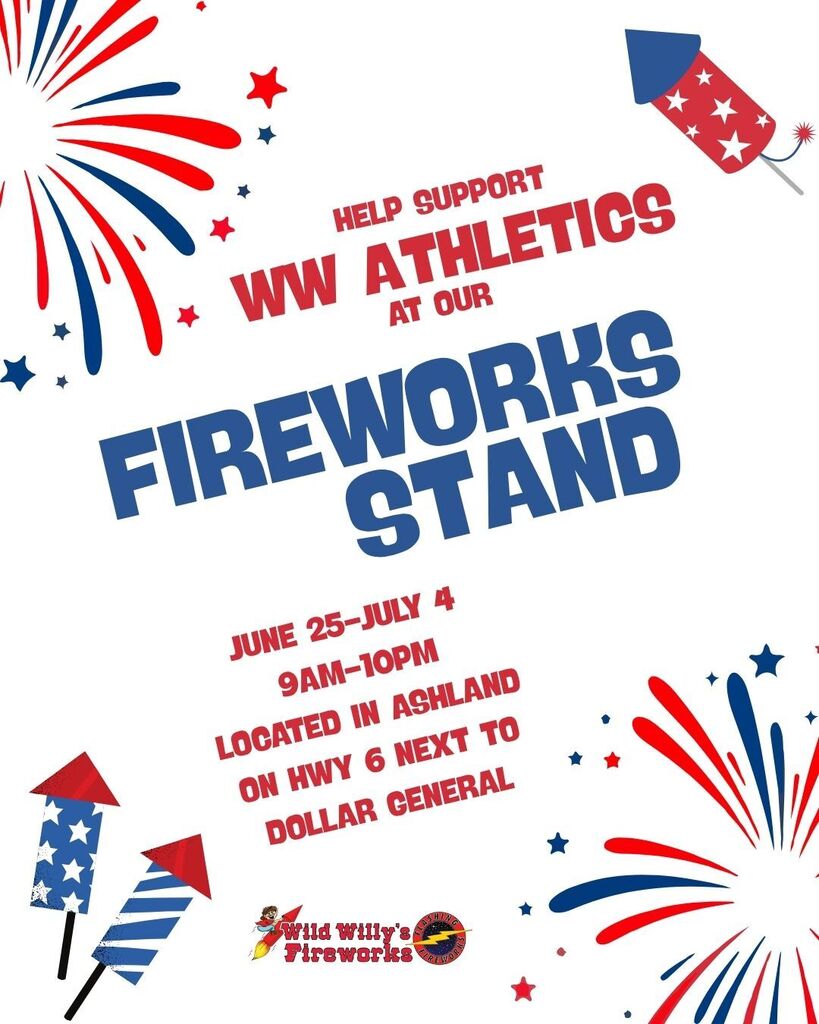 Fireworks stand flyer 
