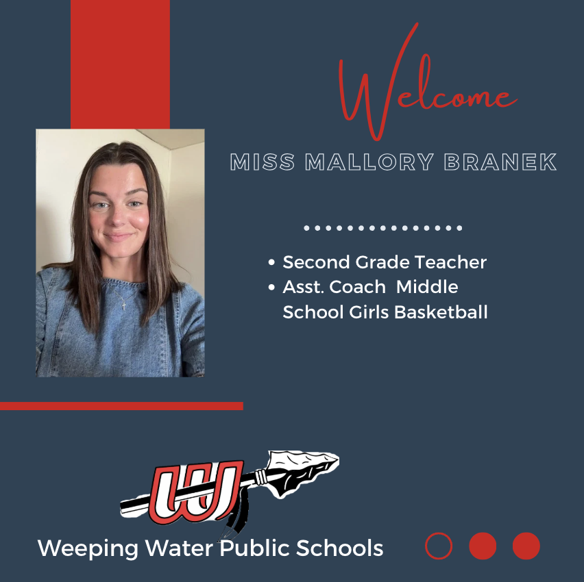 Mallory Branek 2nd grade teacher/asst. middle school girls basketball coach