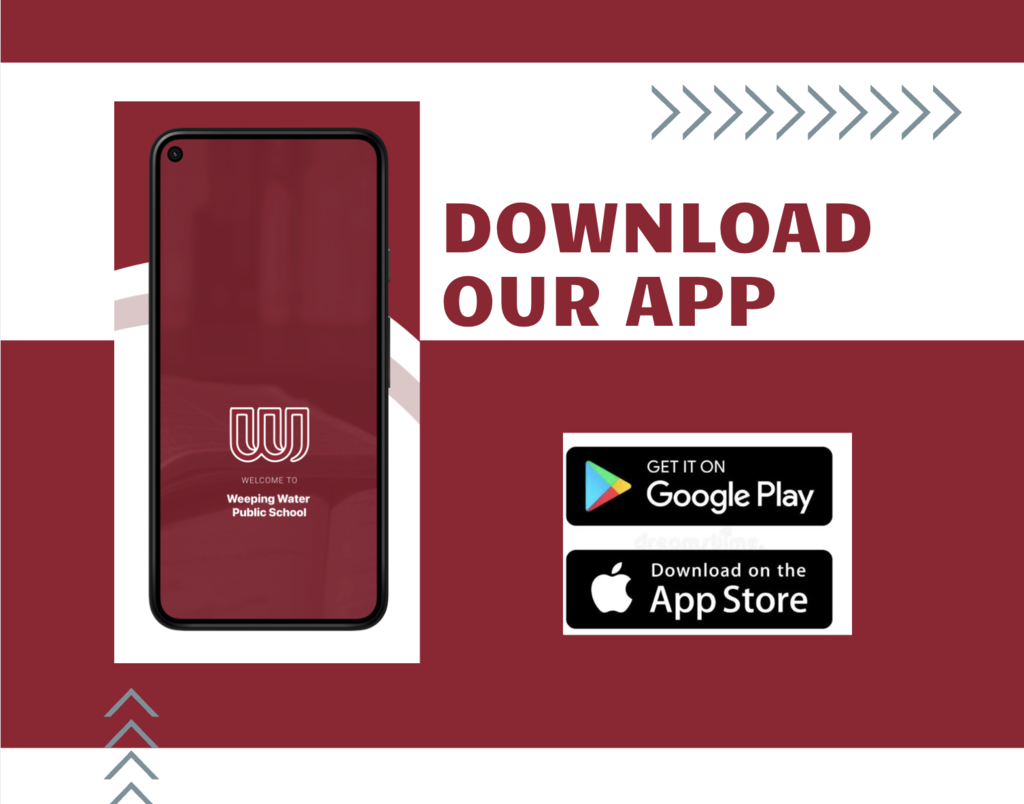Download the Weeping Water Public School App on Google Play or the App Store
