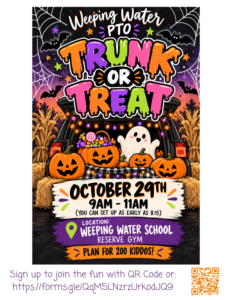 Trunk/Table or Treat sign up