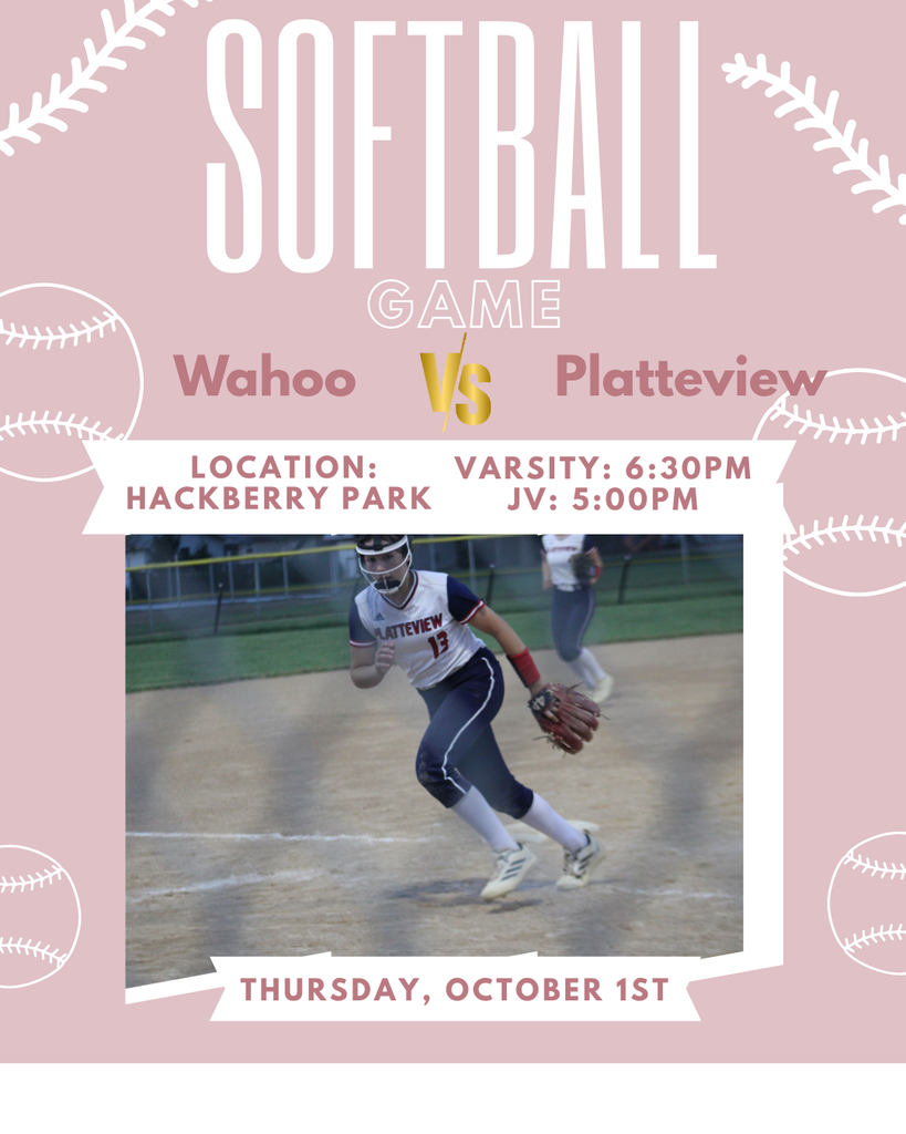Weeping Water softball travels to Wahoo for a game at 5:00 p.m.