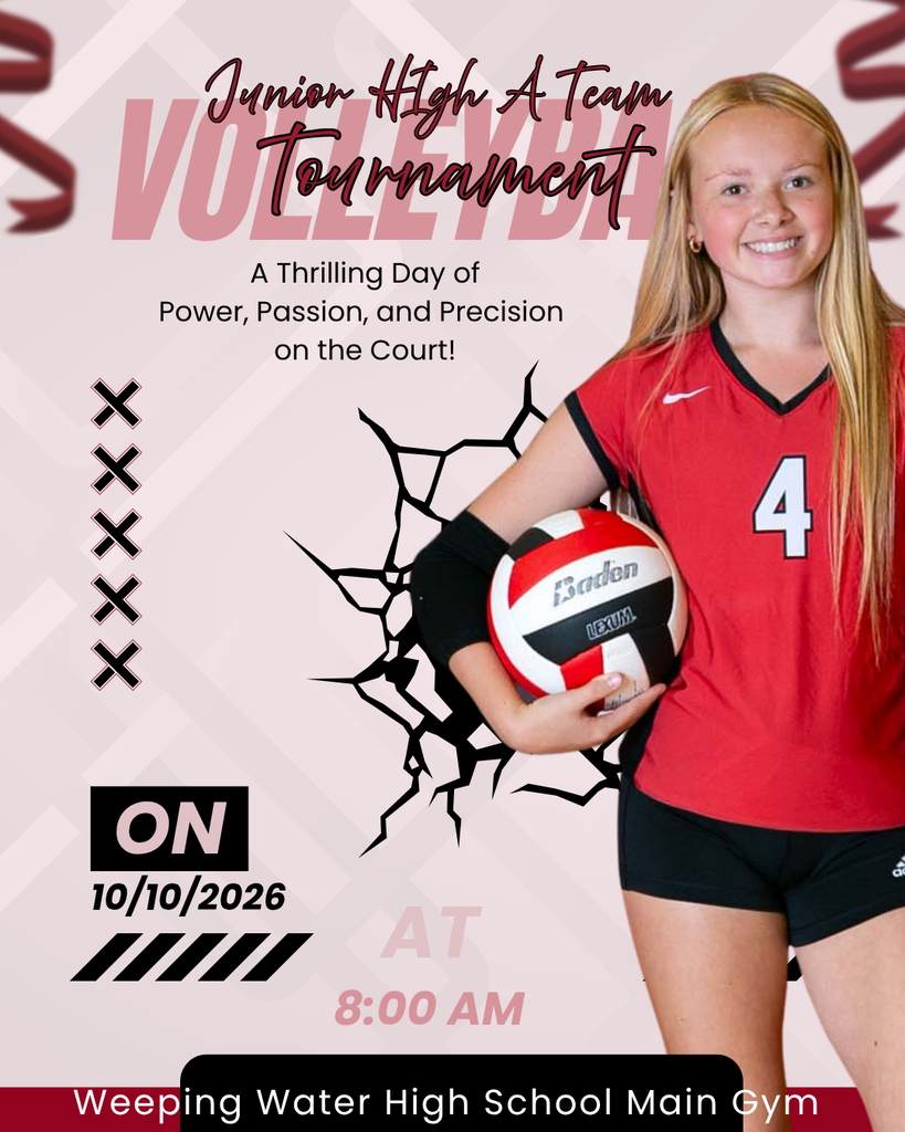 JH Volleyball Tournament: Junior high volleyball hosts a tournament beginning at 8:00 a.m.