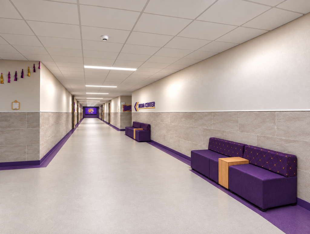 High School Hallway