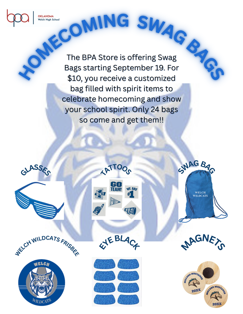 Swag Bags for sale in the Spirit Store