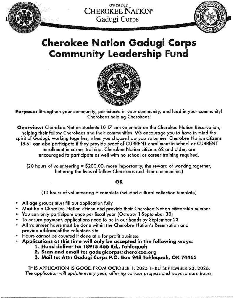 Cherokee Nation Leadership Fund