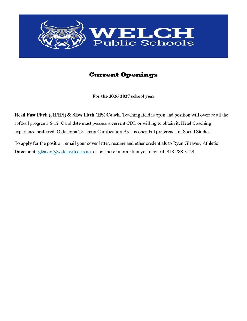 Current Openings 1-23-26