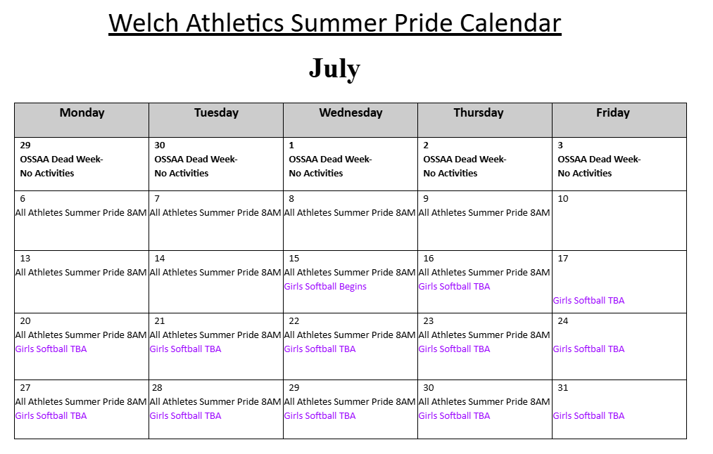 Athletics