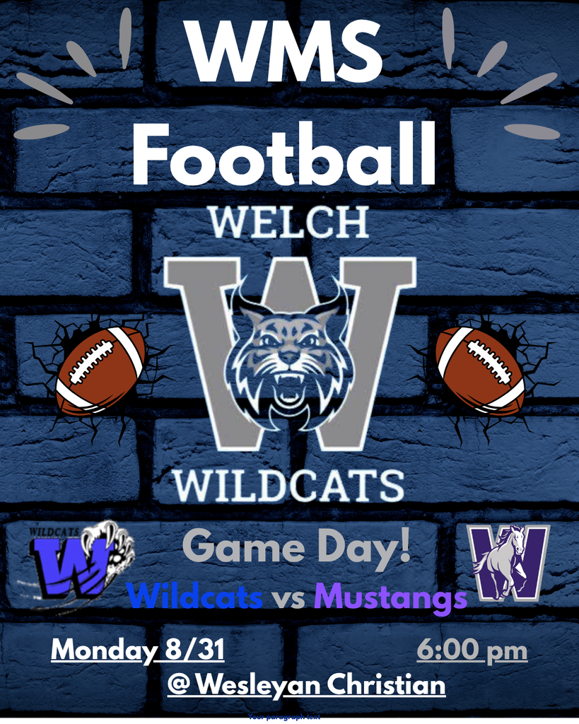 Middle School Football at Wesleyan Christian 6:00