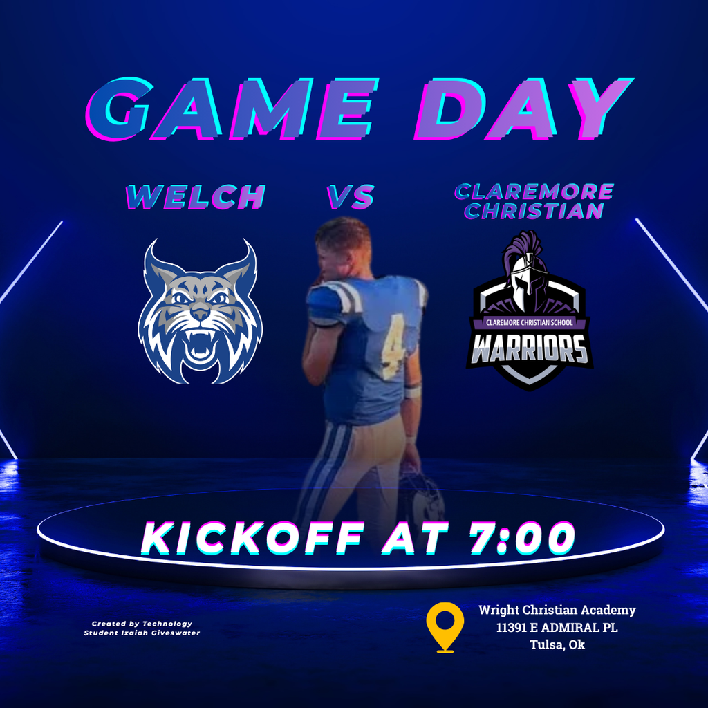 Football at Claremore Christian 7:00