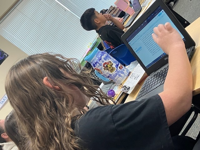 This 4th grade student is making corrections to get it just right.