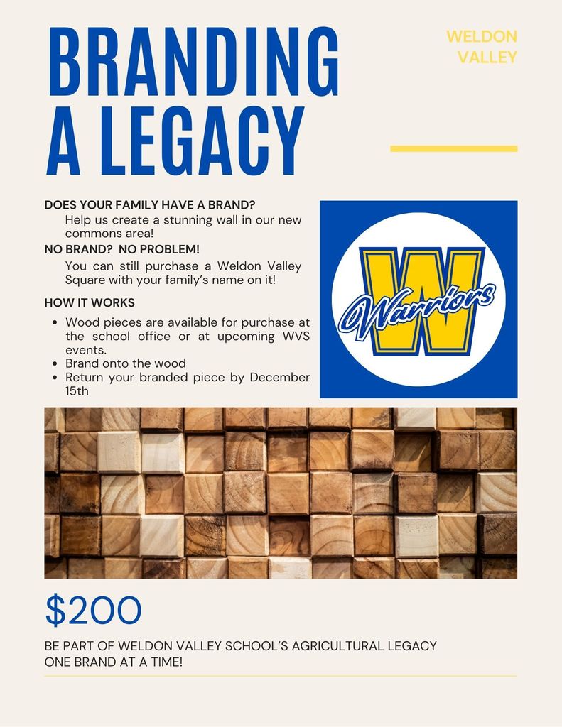 Be apart of our legacy