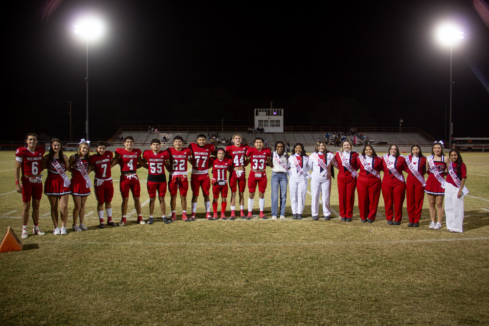 Seniors pose for a photo