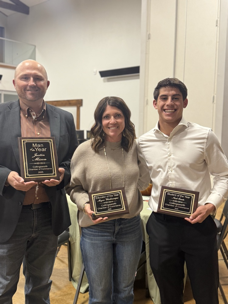 Noah with Man of the year and educator of the year