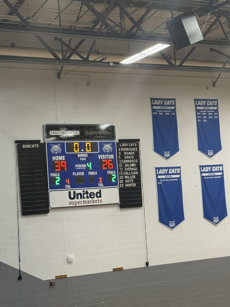 JV girls scoreboard