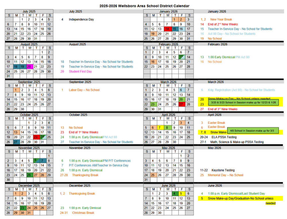 25-26 Calendar Updated