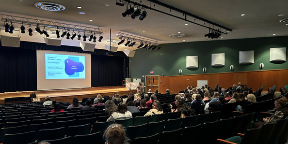 Faculty and Staff learning about structured literacy