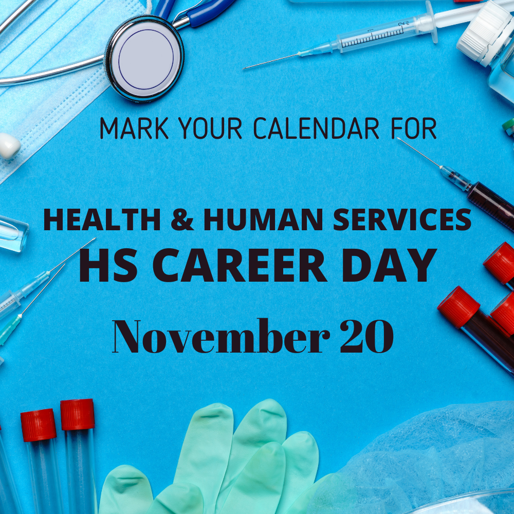 Health and Human Services HS Career Day Nov.. 20
