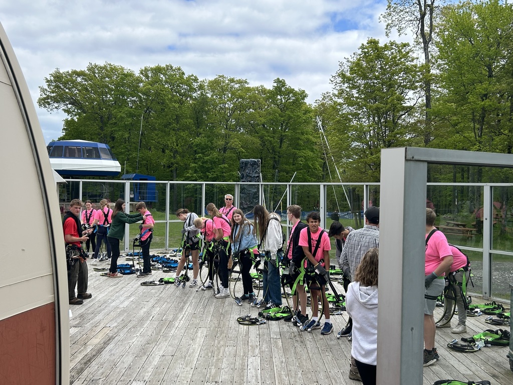 Harness training on deck