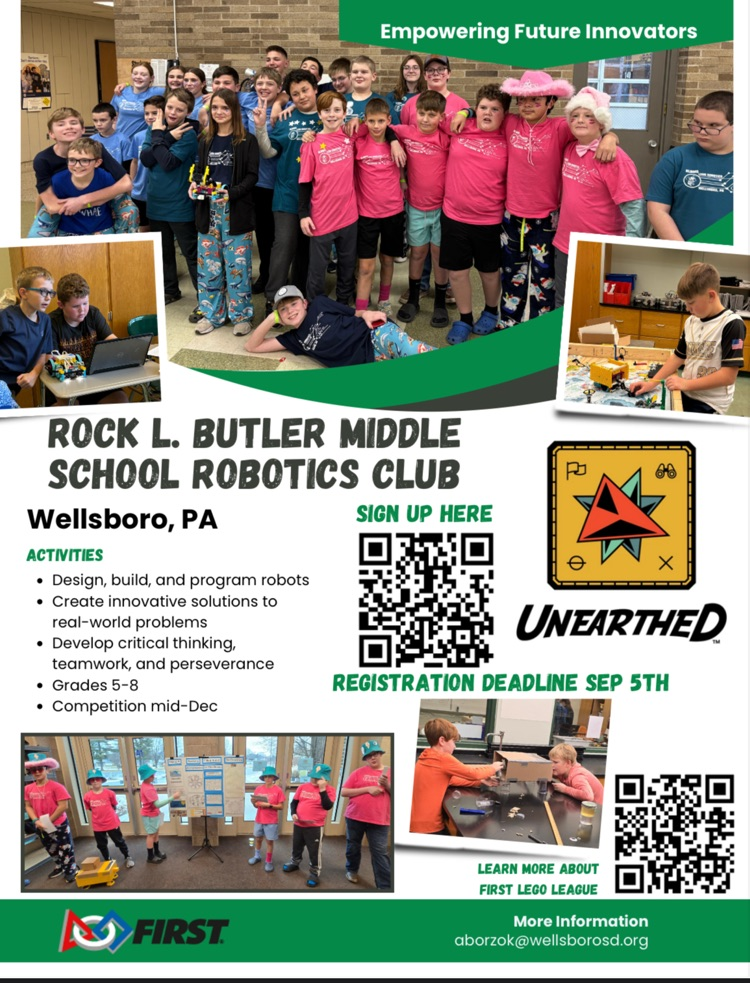 MS robotics club flyer