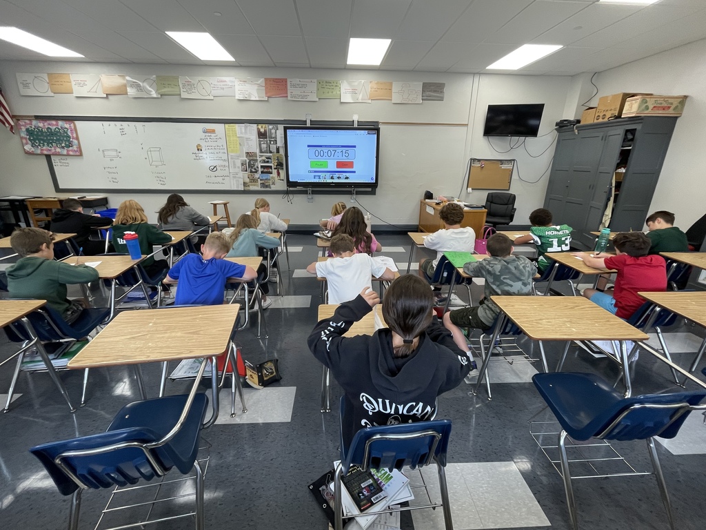 Students in classroom