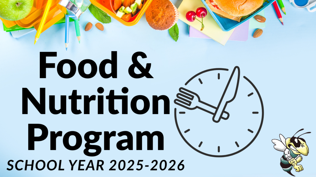 Free and reduced meal program for the 2025-2026 school year