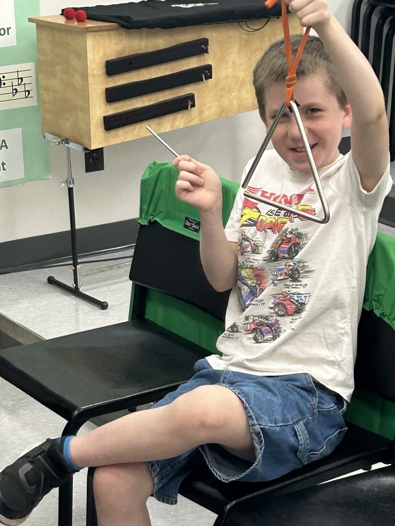 Student with Triangle