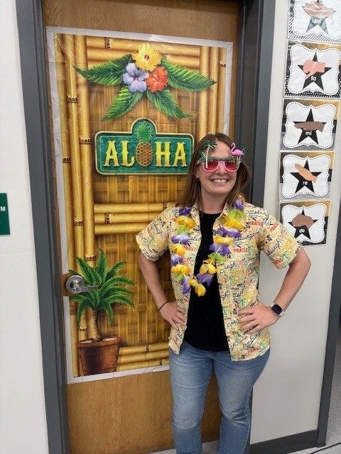 Teacher in Hawaiian