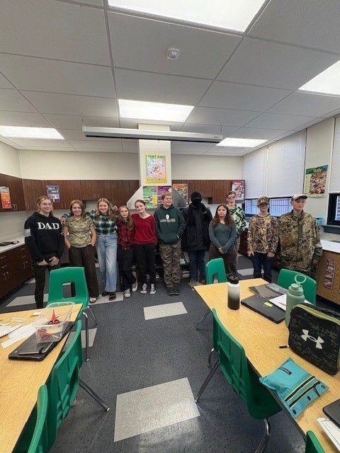 Students in classroom
