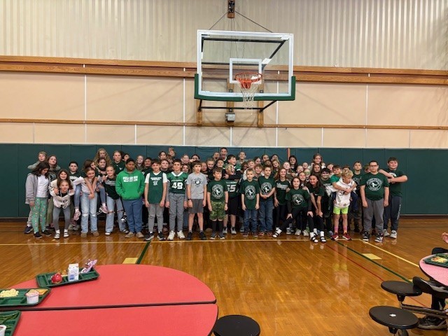 Students in gym