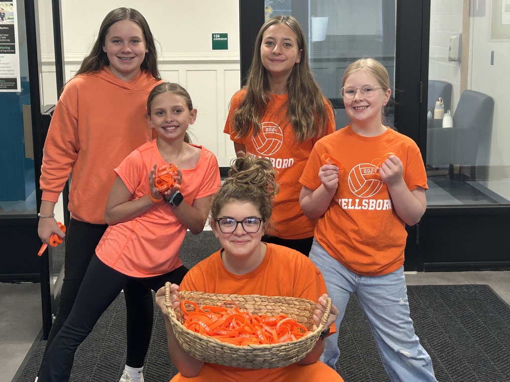 Students in orange