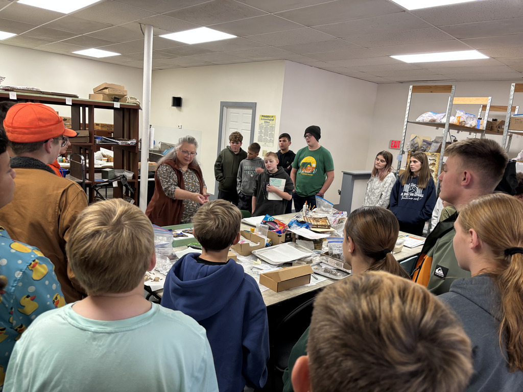 Students listening to presenter