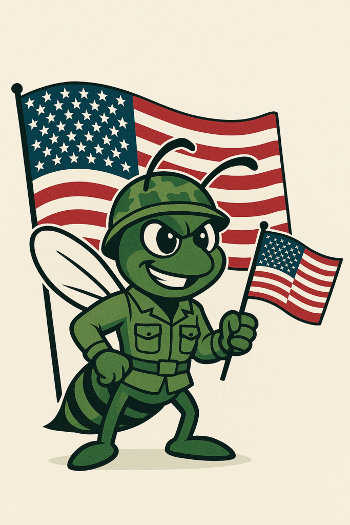 Green Hornet in Military Fatigue