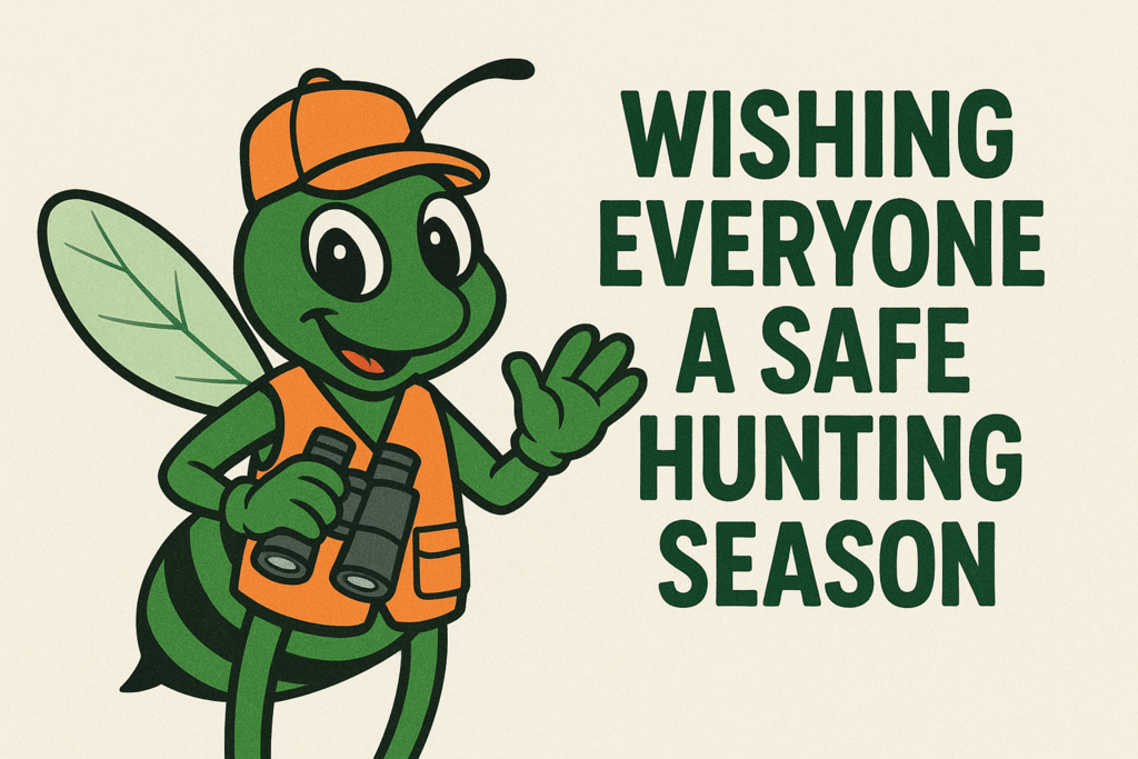 Hornet Hunting Season sign
