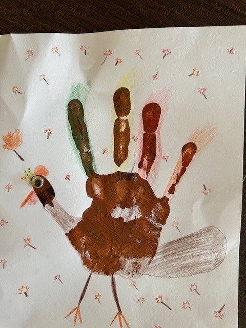 Hand Print Turkey