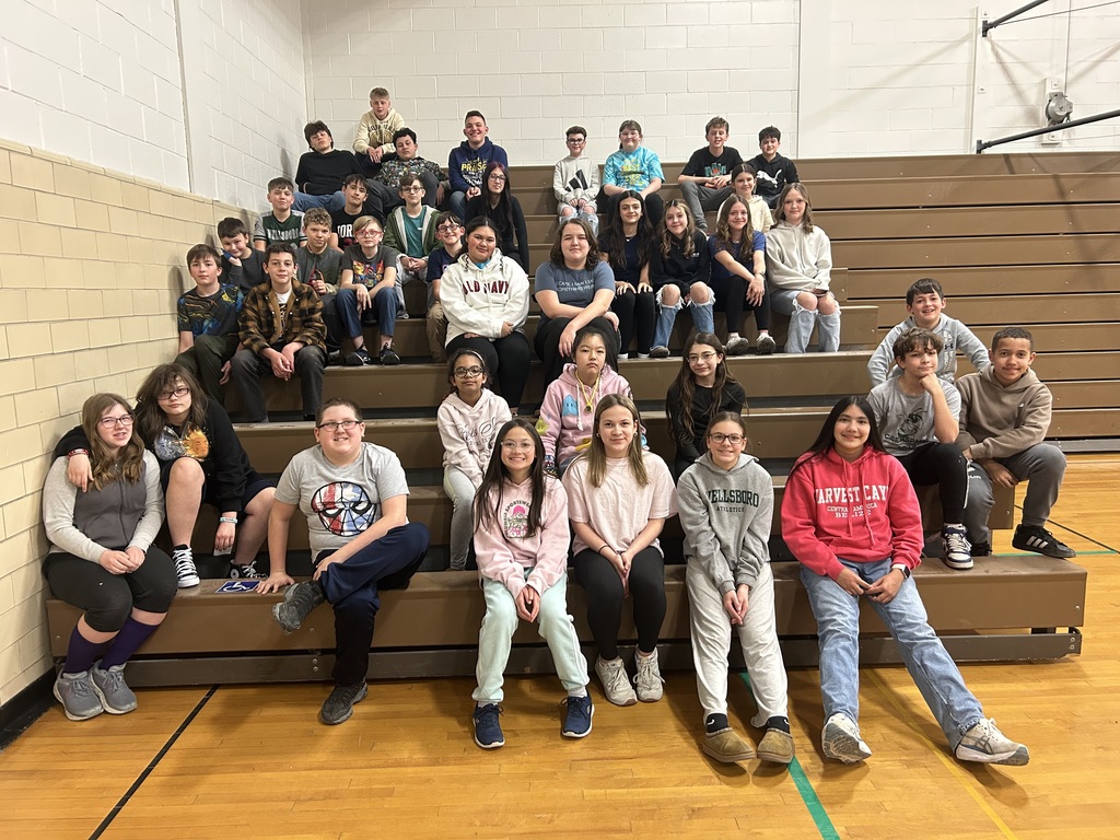 Students in Bleachers