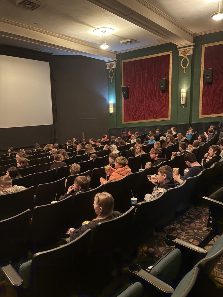 Students in Movie Theater