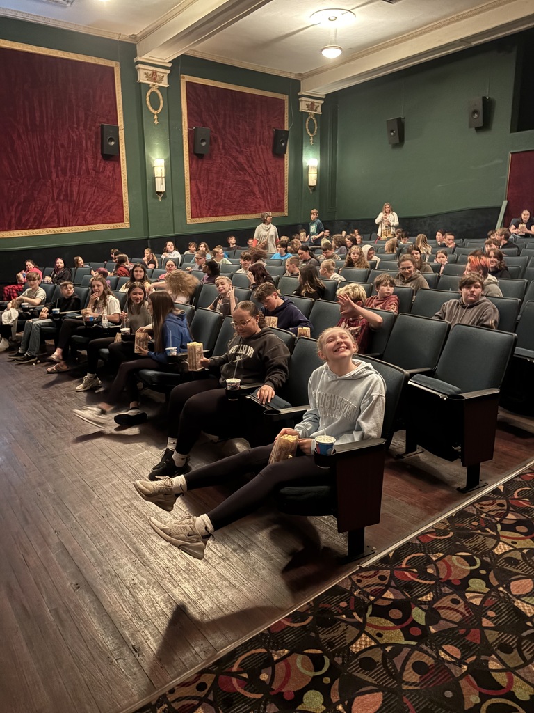 Students in Movie Theater