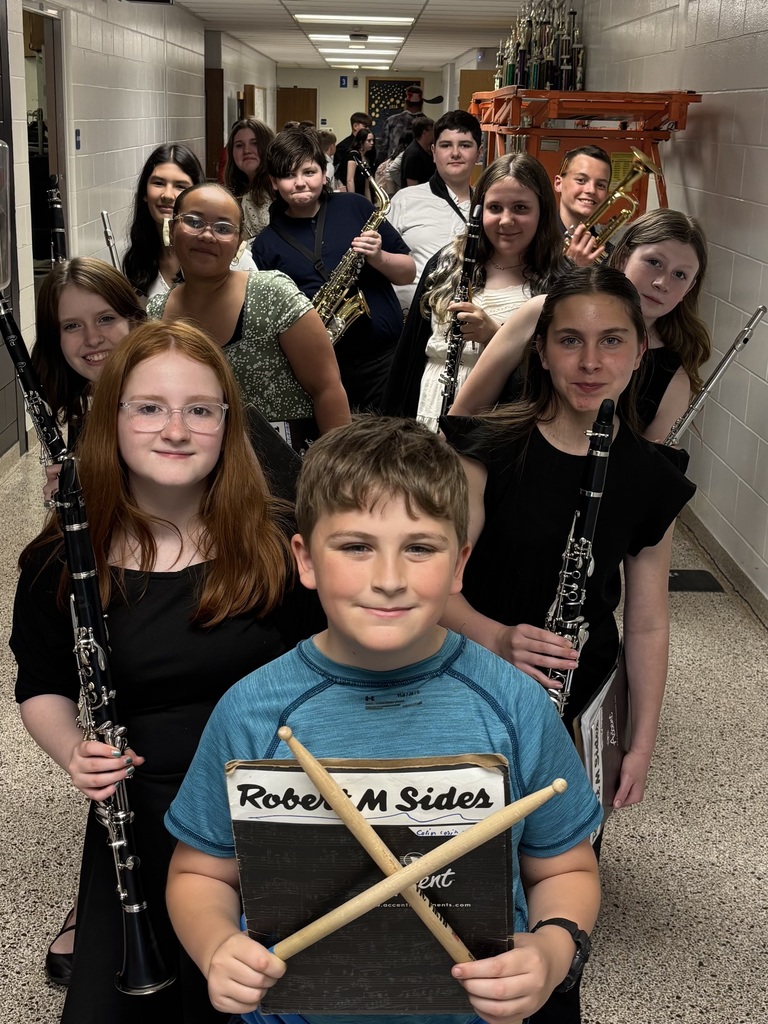 Band Students in hallway