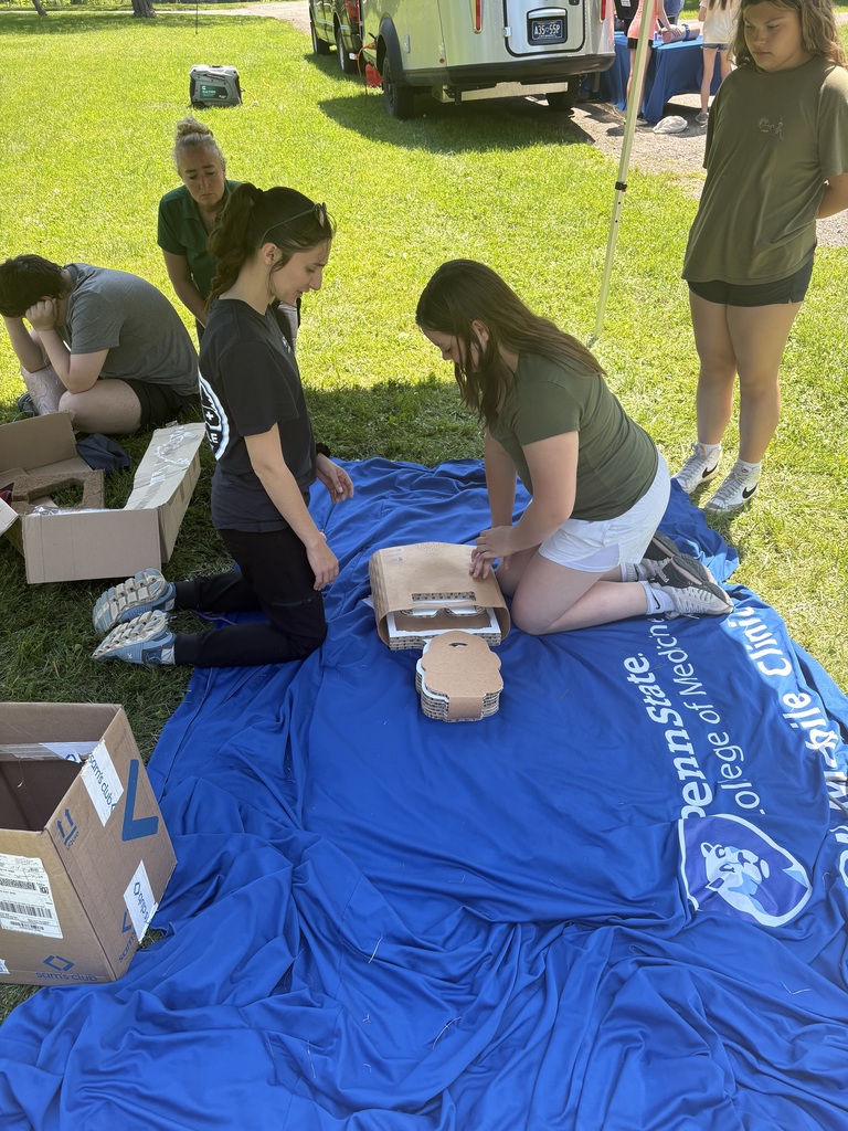 Students at Field Day