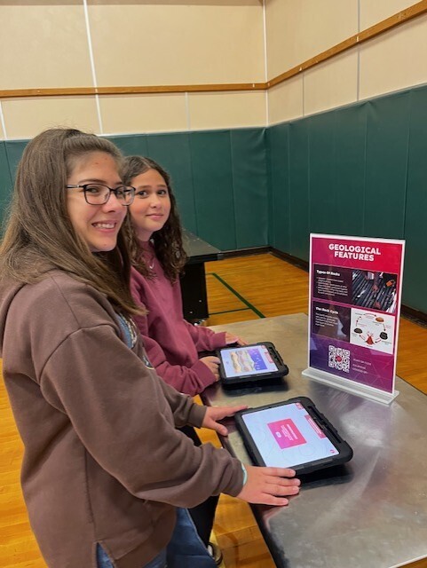 Students at energy presentation