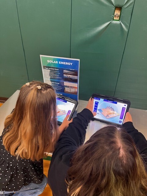 Students at energy presentation