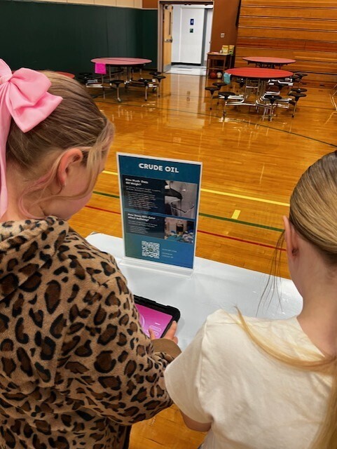 Students at energy presentation